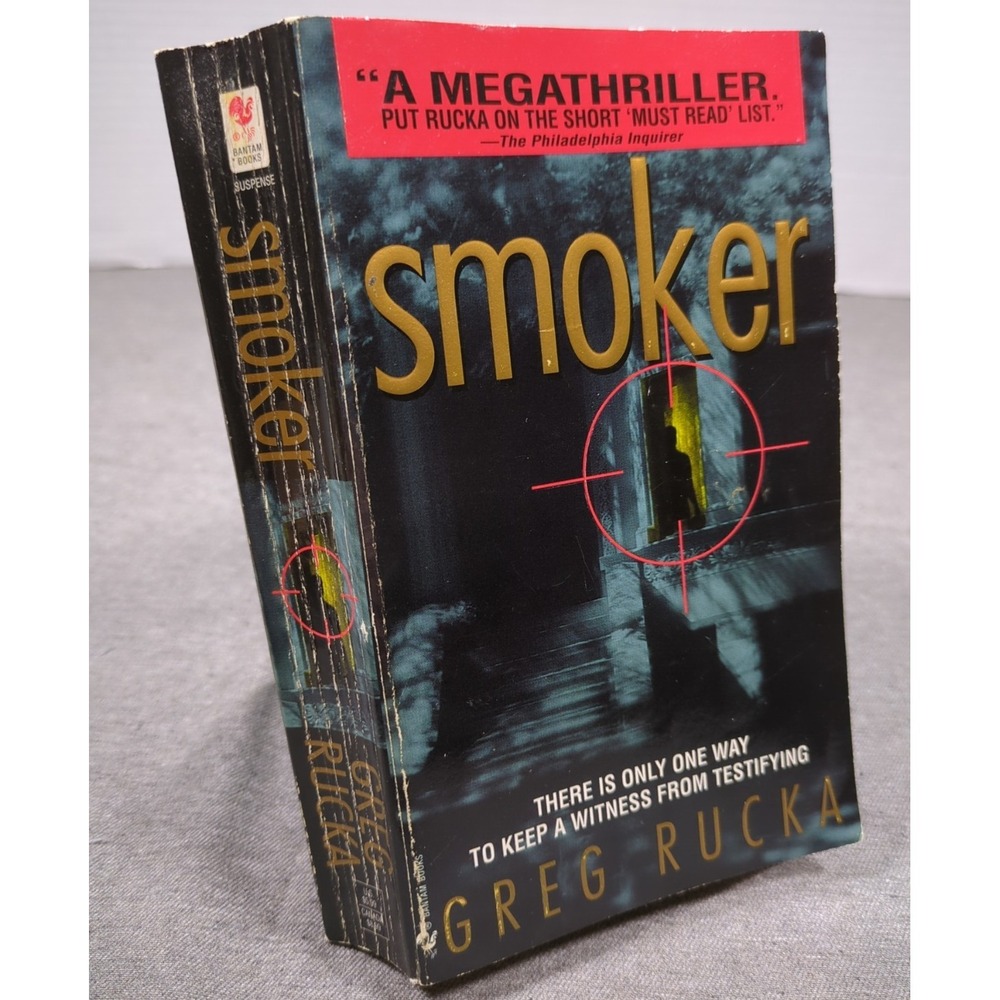 1999‎ Smoker Greg Rucka Atticus Kodiak 3 Vintage Bantam Mass Market Paperback
